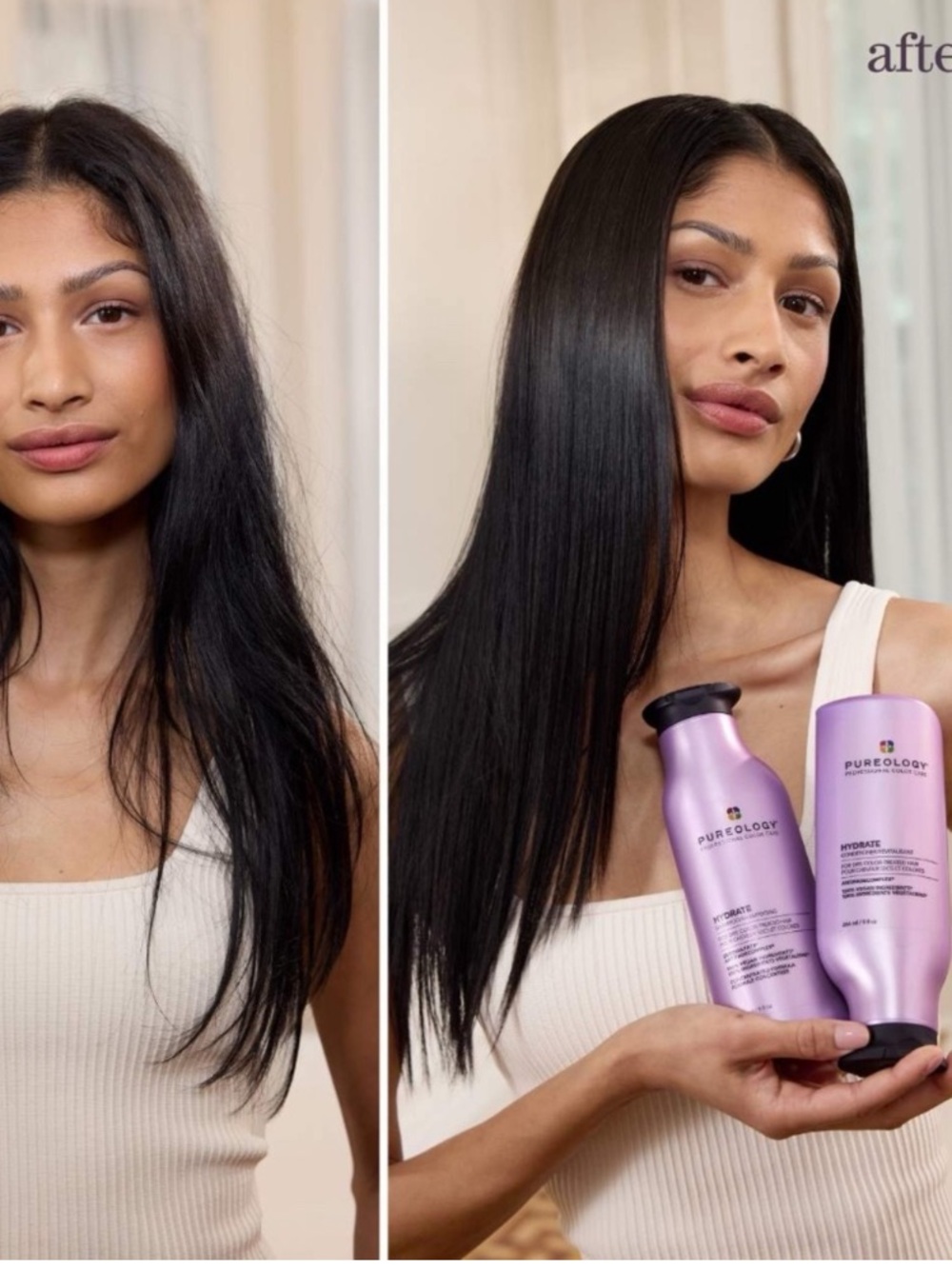 Pureology Hydrate Sheer Conditioner - Lavender Purple Bottle - Picture 5 of 12